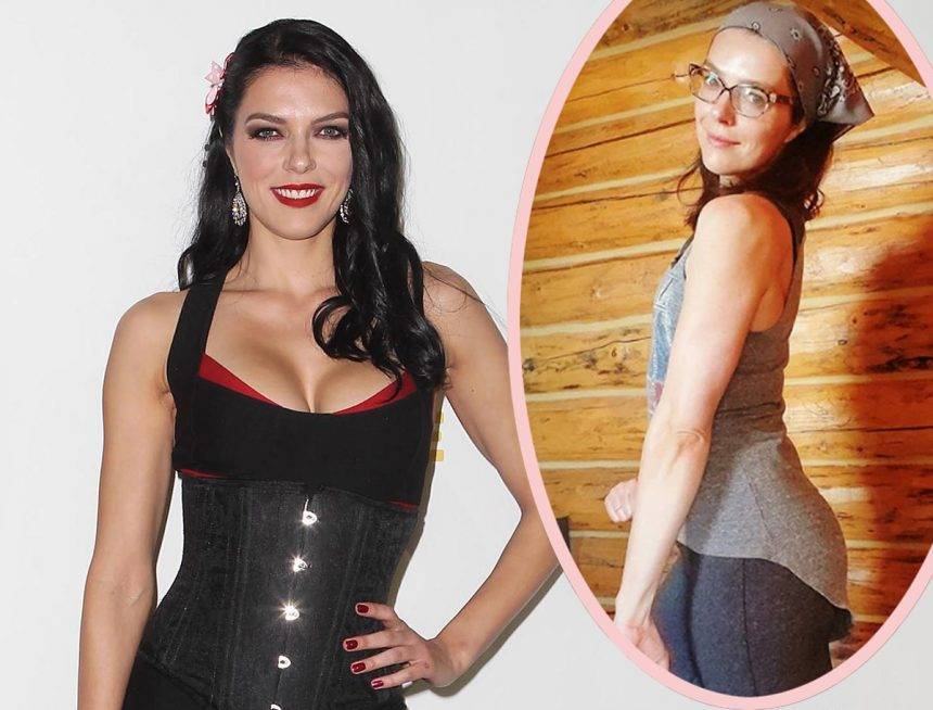 Adrianne Curry Shows Off NEW Curves After Having Breast Implants Removed - perezhilton.com - Montana