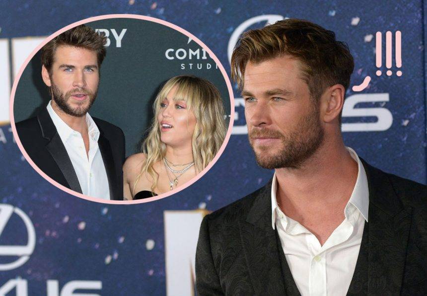 Chris Hemsworth Addresses Liam Hemsworth’s Divorce For The First Time & Takes A SHADY Dig At Miley Cyrus! - perezhilton.com