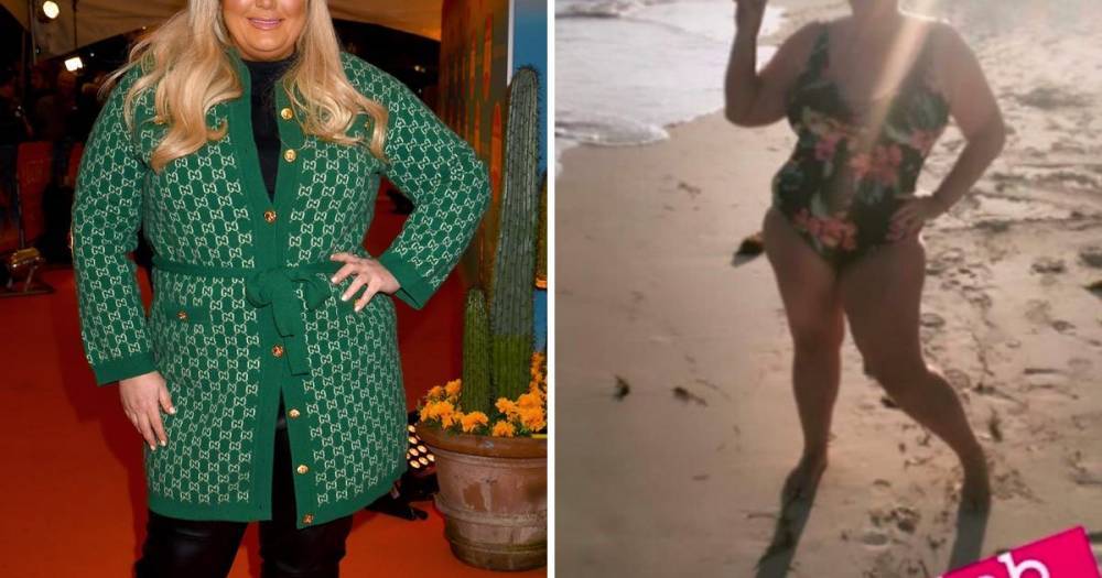 Gemma Collins shows off her curves in throwback swimsuit photo as the promotes weight loss injections - www.ok.co.uk