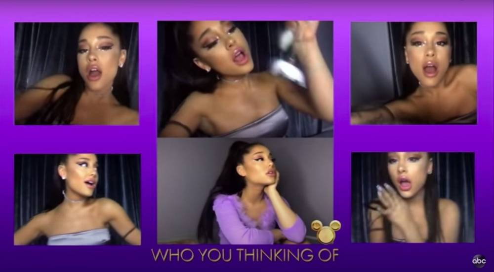Ariana Grande Provides Her Own Backup Vocals In Disney Singalong Performance Of ‘Hercules’ Song - etcanada.com - county Love