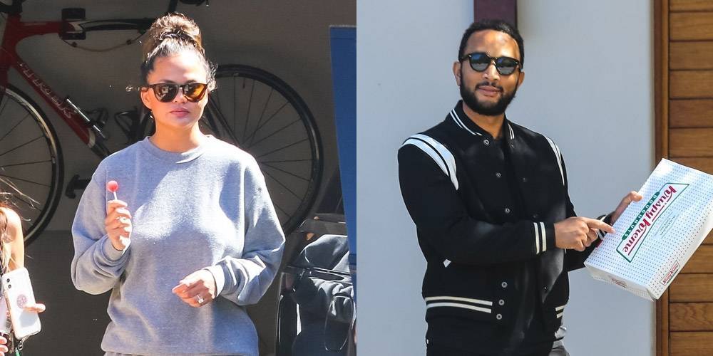 Chrissy Teigen & John Legend Gifted Donuts to the Paparazzi, Who Didn't Take Them! - www.justjared.com - Los Angeles