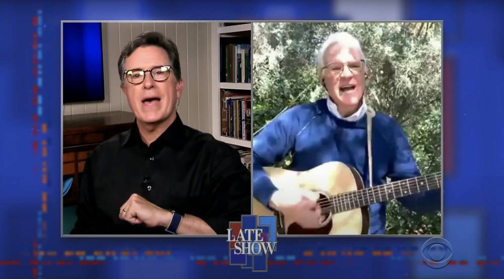 Steve Martin Is Dying To Sing ‘We Are The World’ And Stephen Colbert Isn’t Having It - etcanada.com