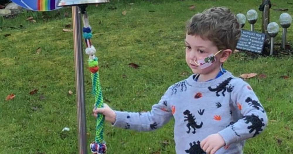 Watch as three-year-old Scots cancer patient rings bell to mark end of radiotherapy - www.dailyrecord.co.uk - Scotland - Centre