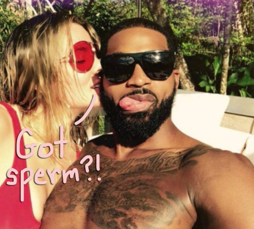 Khloé Kardashian Tells Tristan Thompson She ‘Might Need To Borrow Some Sperm’ For A Second Baby! - perezhilton.com