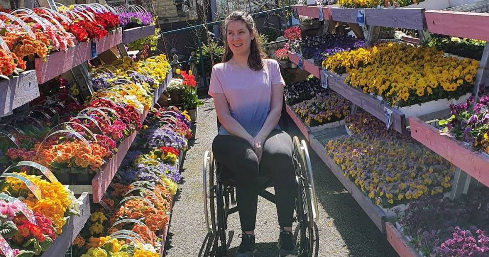 Inspirational MND Scot doesn't let cancelled hen do get her down in sun-soaked trip to garden centre - www.dailyrecord.co.uk - Scotland