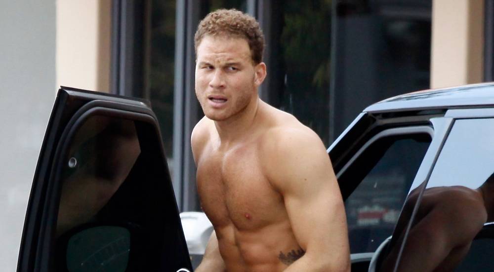 Blake Griffin Goes Shirtless While Stepping Out for a Juice Run - www.justjared.com - Los Angeles - Detroit