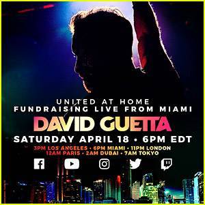 David Guetta Goes Live on YouTube With a DJ Set from Miami - Watch Now! - www.justjared.com - France - Miami - Florida - city Miami