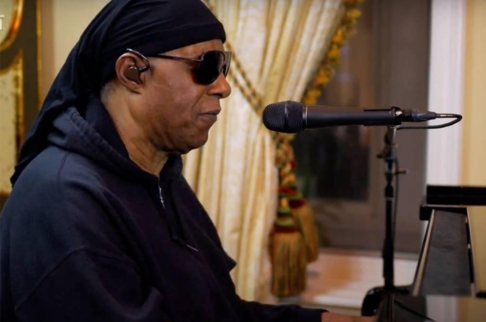 Stevie Wonder Pays Tribute to Bill Withers With 'Lean on Me' Cover During 'One World' Concert - www.billboard.com