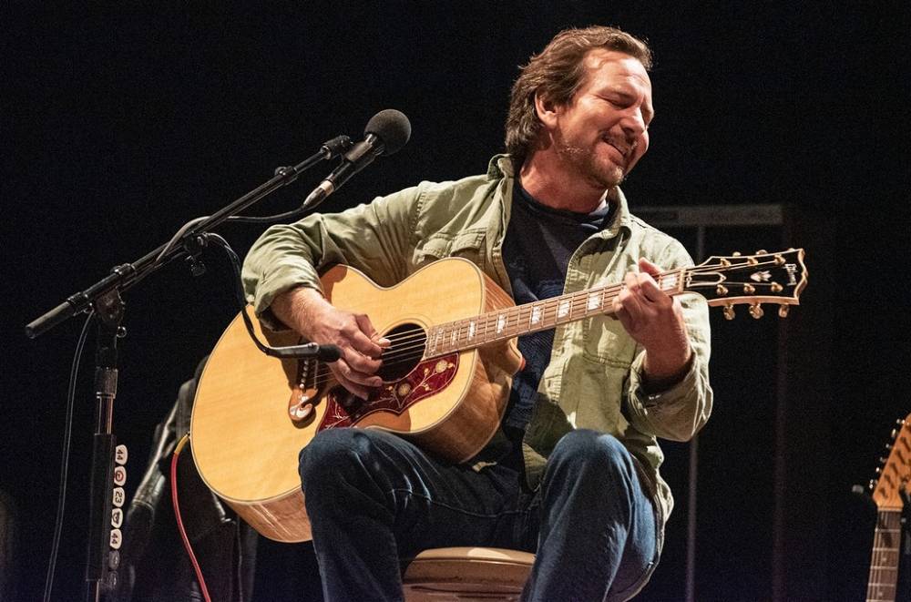 Eddie Vedder Performs Solo Version of Pearl Jam's 'Rivers Cross' For 'One World' Benefit - www.billboard.com