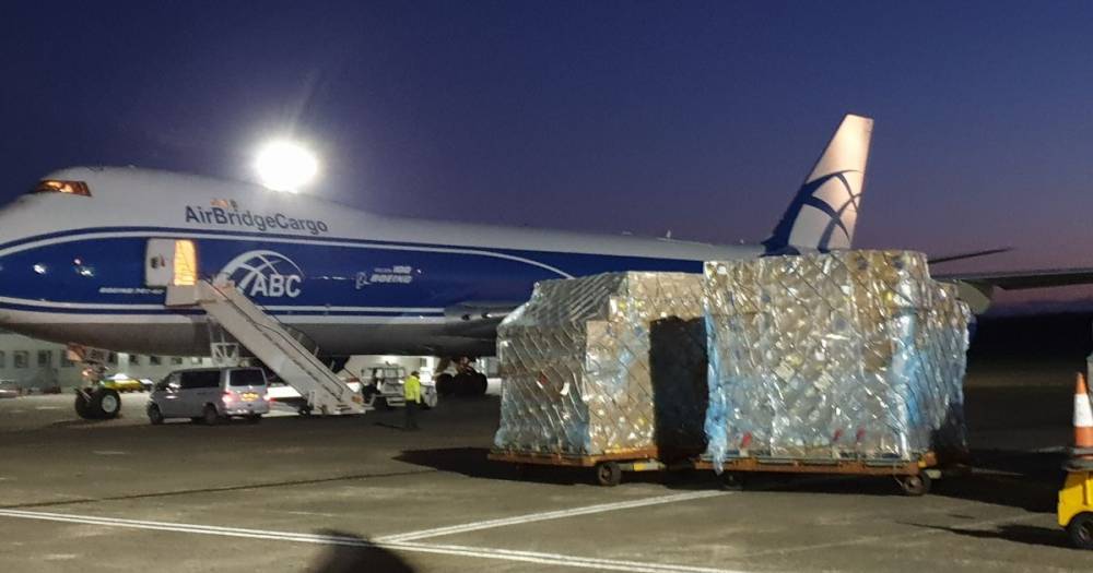 Plane carrying 10 million face masks arrives in Scotland from China - www.dailyrecord.co.uk - Scotland - China