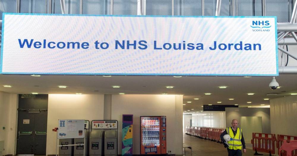 Construction of NHS Louisa Jordan completed and ready to take patients from tomorrow - www.dailyrecord.co.uk - Scotland - Jordan - county Louisa