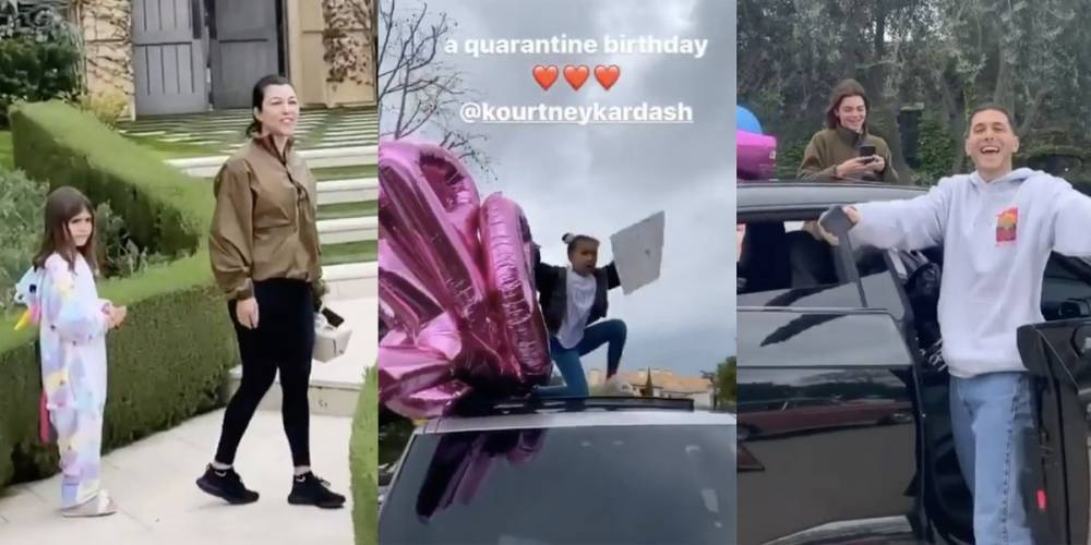 Kendall Jenner Threw Kourtney Kardashian a Socially Distanced Birthday Parade - www.harpersbazaar.com