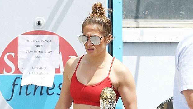 Jennifer Lopez Bares Her Abs In Crop Top After Leaving The Gym Before Florida Lockdown - hollywoodlife.com - Florida