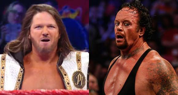 WWE News: AJ Styles slams The Undertaker over his TNA wrestling Jab in WrestleMania 36 promo - www.pinkvilla.com