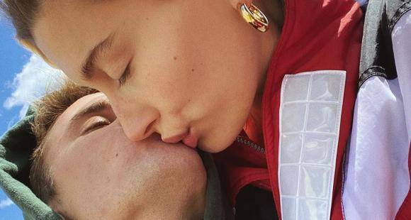 Hailey Baldwin is grateful for her 'sunshine' Justin Bieber as couple share a kiss amidst quarantine period - www.pinkvilla.com