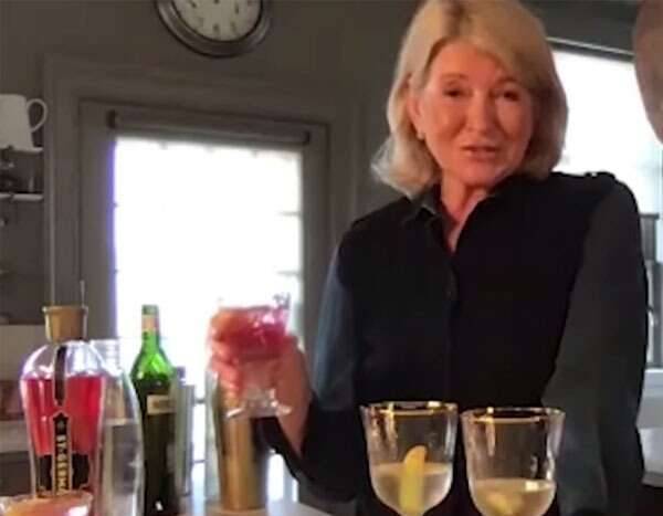 Martha Stewart Breaks Down the Steps to Making a Perfect Martini - www.eonline.com