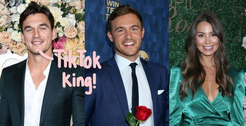 Tyler Cameron Trolls Rumored Bachelor Couple Peter Weber & Kelley Flanagan For Trying To Compete With Him On TikTok! - perezhilton.com - Chicago