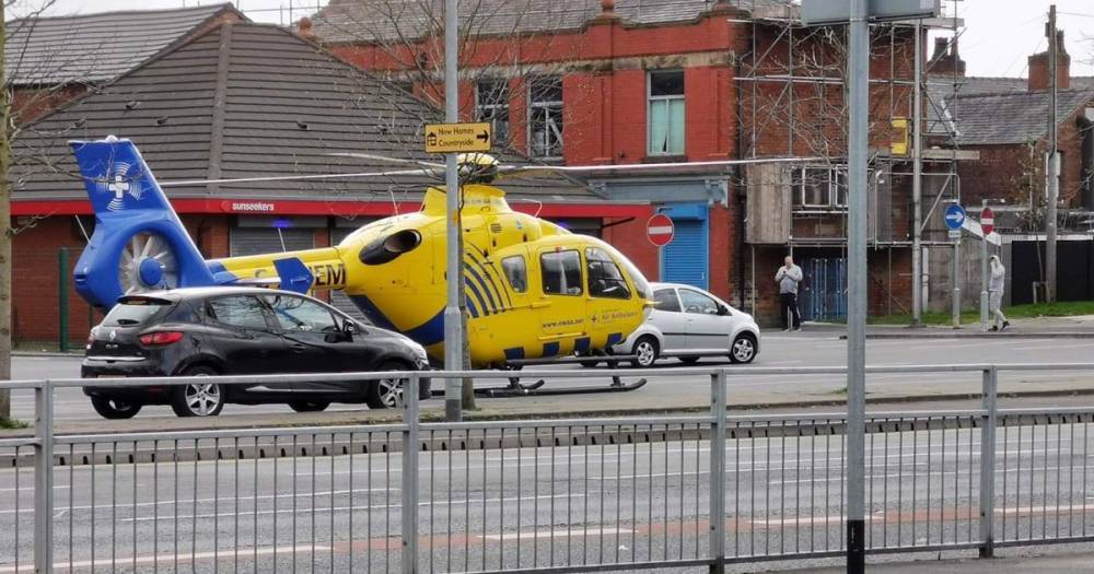 Police rush to reports of stabbing as air ambulance scrambled to town centre car park - www.manchestereveningnews.co.uk - Manchester - county Garden