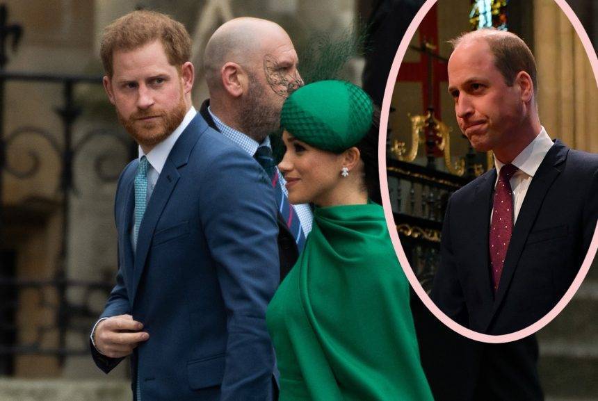 Prince Harry’s Relationships With William AND Meghan Markle Are Awkward Now?? - perezhilton.com