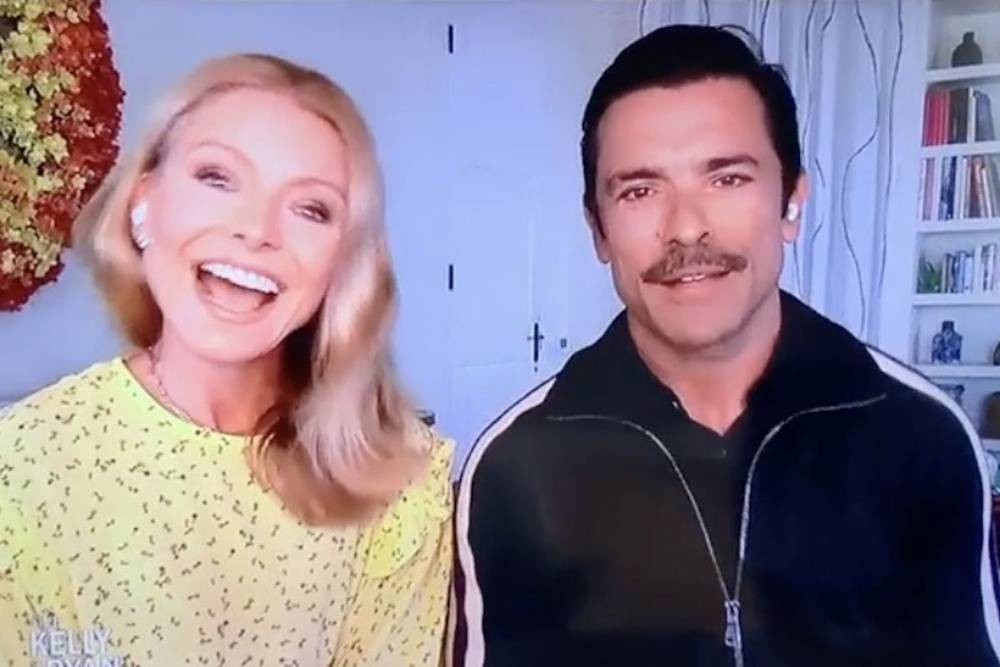 Mark Consuelos And His Moustache Step In To Co-Host ‘Live’ With Wife Kelly Ripa - etcanada.com