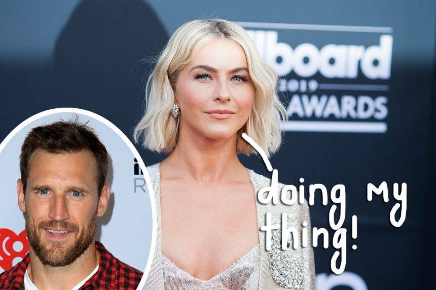 Julianne Hough Is Getting Rid Of ‘Stagnant Energy’ While Quarantining Away From Her Husband - perezhilton.com - Britain