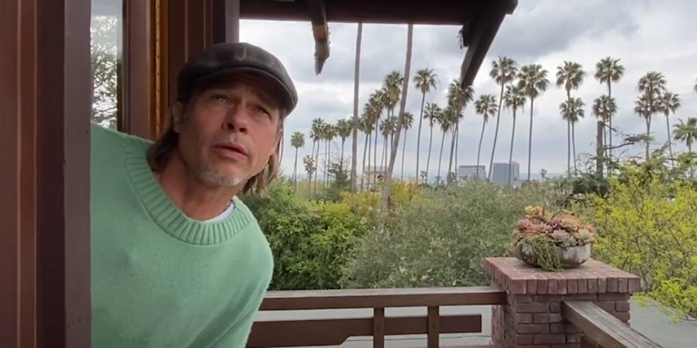 Brad Pitt Makes Cameo As The Weatherman on John Krasinski's 'Some Good News' - www.justjared.com