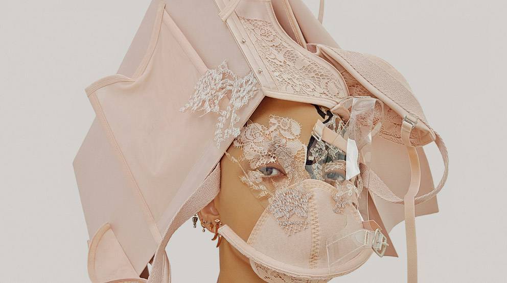 FKA twigs Made Masks Out of Discarded Fashion & They Are Works of Art - www.justjared.com