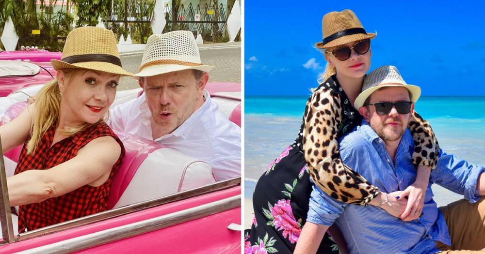 Liam Fox - Dan Spencer - Emmerdale star Liam Fox and wife Joanna Hudson share pictures from incredible Cuban honeymoon after fearing they would be stranded - ok.co.uk - Cuba