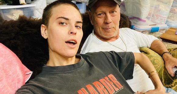 Bruce Willis' daughter Tallulah flaunts her 'Die Harder' tshirt in her quarantine selfie with her dad - www.pinkvilla.com