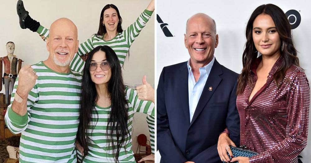 Bruce Willis’ wife sends loving message to him as he isolates with ex Demi Moore amid lockdown - www.ok.co.uk
