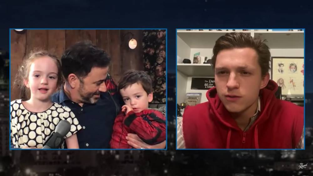 Tom Holland Has The Best Surprise For Jimmy Kimmel’s Adorable Son On His 3rd Birthday - etcanada.com