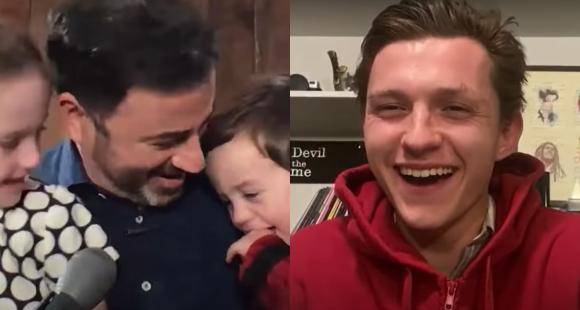 VIDEO: Jimmy Kimmel's son's reaction is priceless when Tom Holland wishes him on 3rd birthday as Spider Man - www.pinkvilla.com
