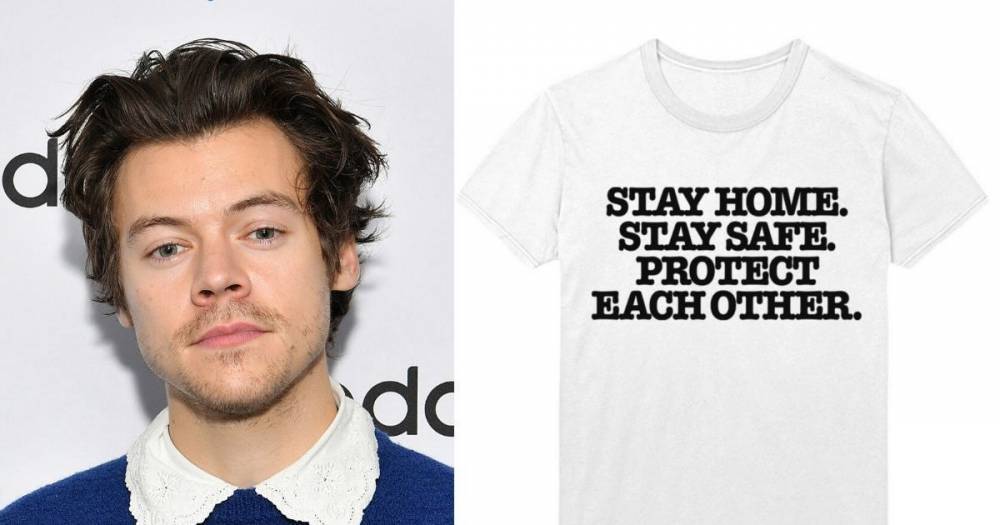 Harry Styles launches Covid-19 charity t-shirt - and it's yours for £21 - www.ok.co.uk