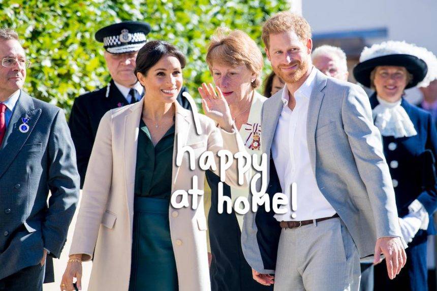 Meghan Markle & Prince Harry Are Adjusting To LA Life & ‘Only Leave Their House For Charity Work’ - perezhilton.com - Los Angeles