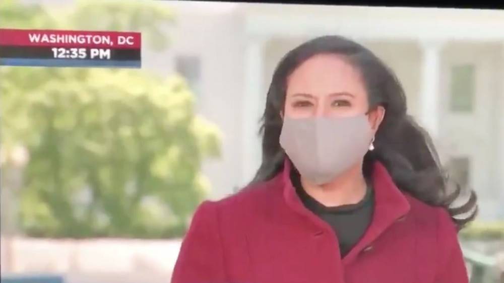 NBC’s Kristen Welker Continues With Live Broadcast As Her Set Collapses Around Her - etcanada.com - Washington