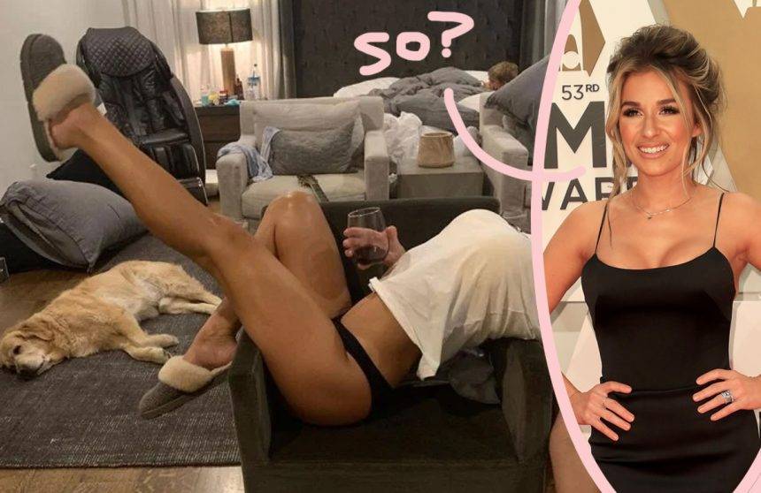 Jessie James Decker Defends Wearing Sexy Underwear Around Her Kids - perezhilton.com