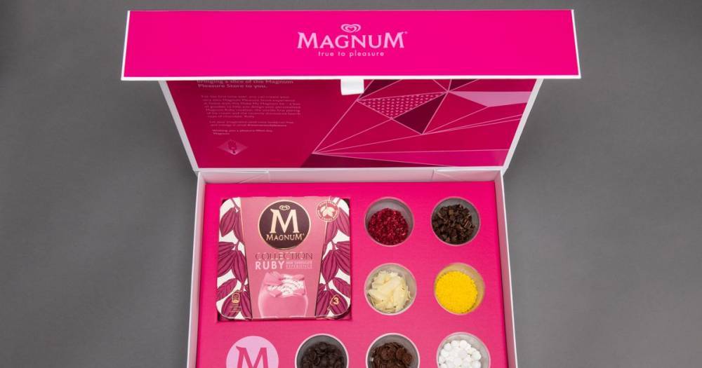 Magnum Ice Cream will deliver DIY Make My Magnum Kits absolutely free this Friday - www.ok.co.uk