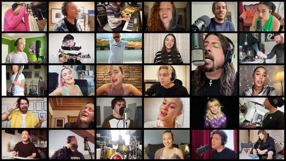 Chris Martin, Dua Lipa, Dave Grohl And More Get Together To Cover Foo Fighters’ ‘Times Like These’ - etcanada.com