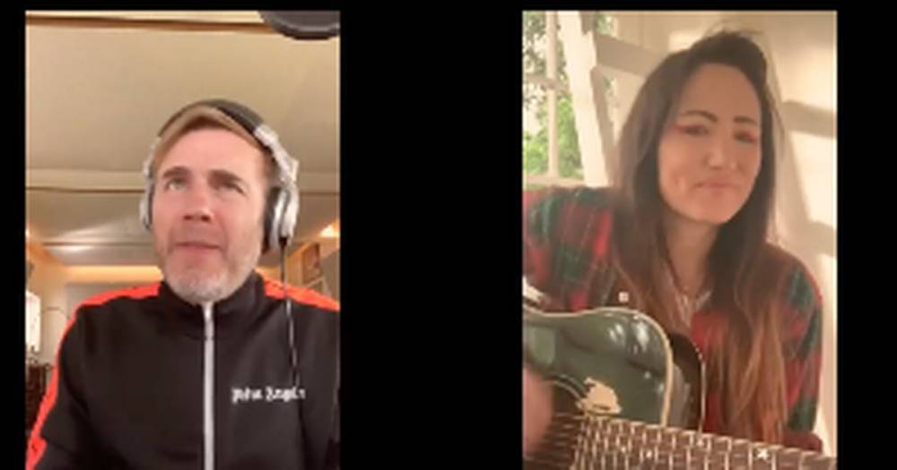 KT Tunstall and Gary Barlow join forces online for incredible duet of Dirty Dancing classic - www.dailyrecord.co.uk - Scotland