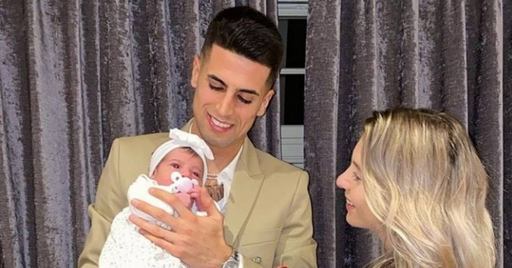 Man City's Joao Cancelo sends adorable gesture to his girlfriend and baby daughter while in lockdown - www.manchestereveningnews.co.uk - Manchester