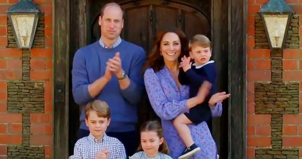 Prince William, Duchess Kate Lead Clap for Carers With Prince George, Princess Charlotte and Prince Louis - www.usmagazine.com - Britain - Charlotte