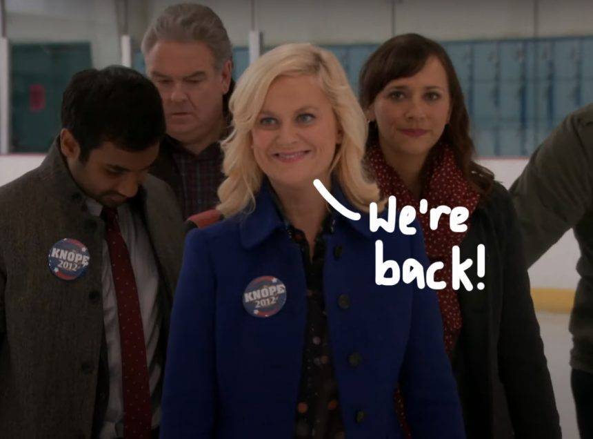 OMG! The Parks & Recreation Cast Filmed A Reunion Episode (From Home)!! - perezhilton.com