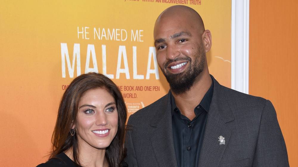 Hope Solo Welcomes Twins with Husband Jerramy Stevens - www.justjared.com