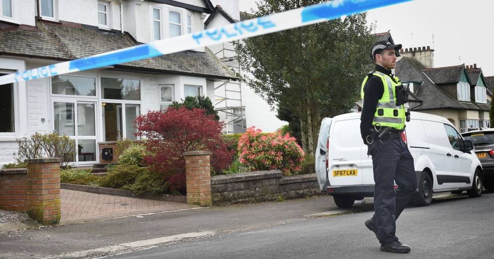 Cops find notes written in blood after son kills dad in murder-suicide at Paisley home - www.dailyrecord.co.uk