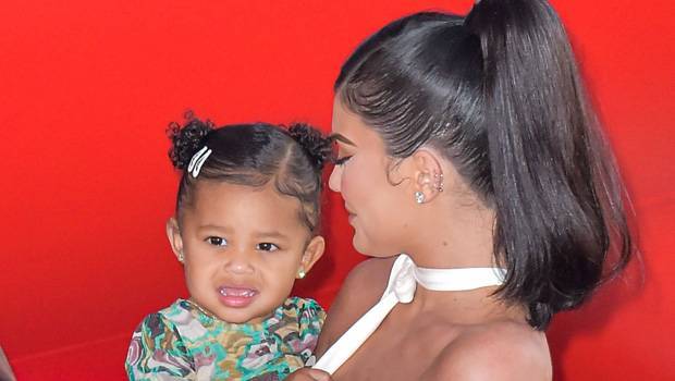 Stormi Webster, 2, Shows Off Her Messy T-Shirt After Dinner Rocks Bedazzled Monogram Sunglasses - hollywoodlife.com