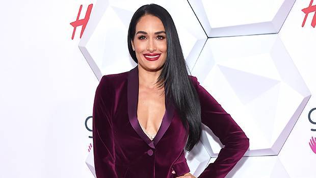 Nikki Bella Reveals Her Baby Bump In Lingerie For Hilarious New TikTok Video — Watch - hollywoodlife.com