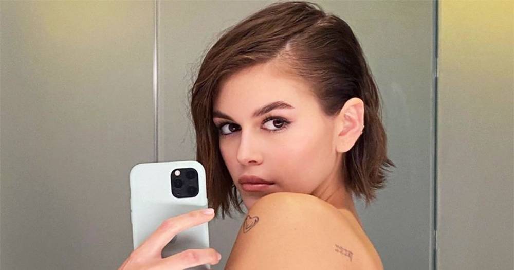 Kaia Gerber Gives Herself a Stick-and-Poke Tattoo at Home Amid COVID-19 Outbreak: ‘I Do Not Recommend’ - www.usmagazine.com