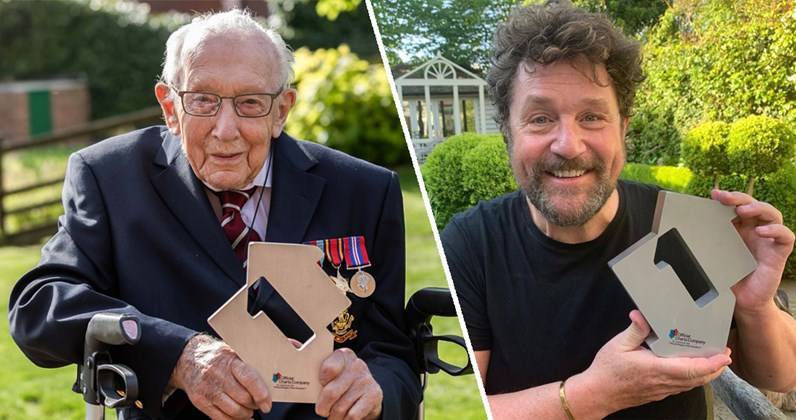 Captain Tom Moore claims victory on the Official Chart with You'll Never Walk Alone, becomes the oldest artist to reach Number 1 - www.officialcharts.com - Britain