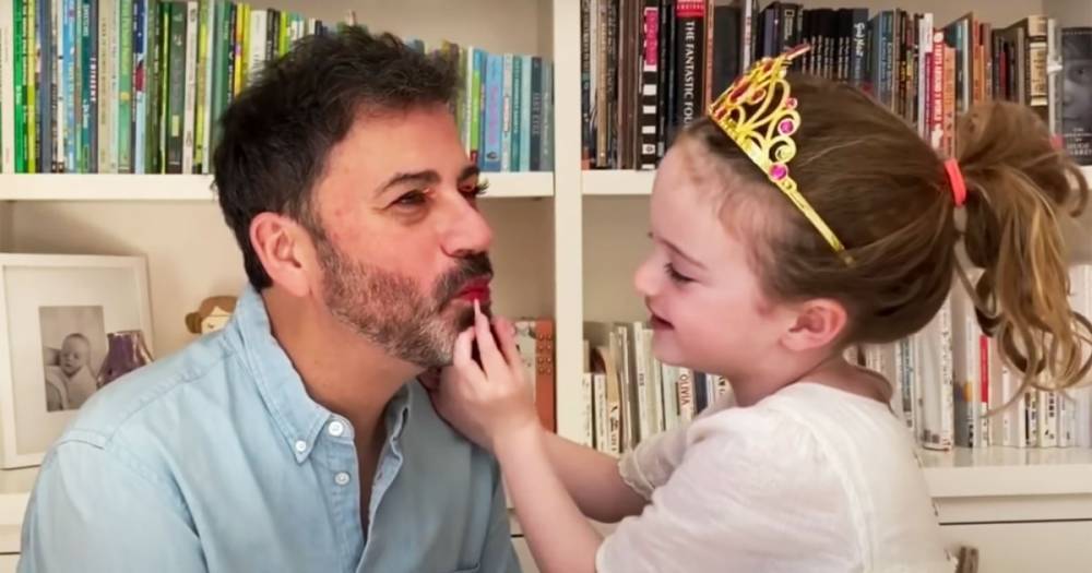 Watch Jimmy Kimmel’s 5-Year-Old Daughter Give Him a Makeover on ‘Jimmy Kimmel Live’ - www.usmagazine.com
