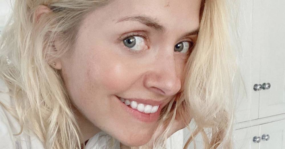 Celebrities ditching makeup in isolation for beautiful bare-faced looks, from Drew Barrymore to Holly Willoughby - www.ok.co.uk